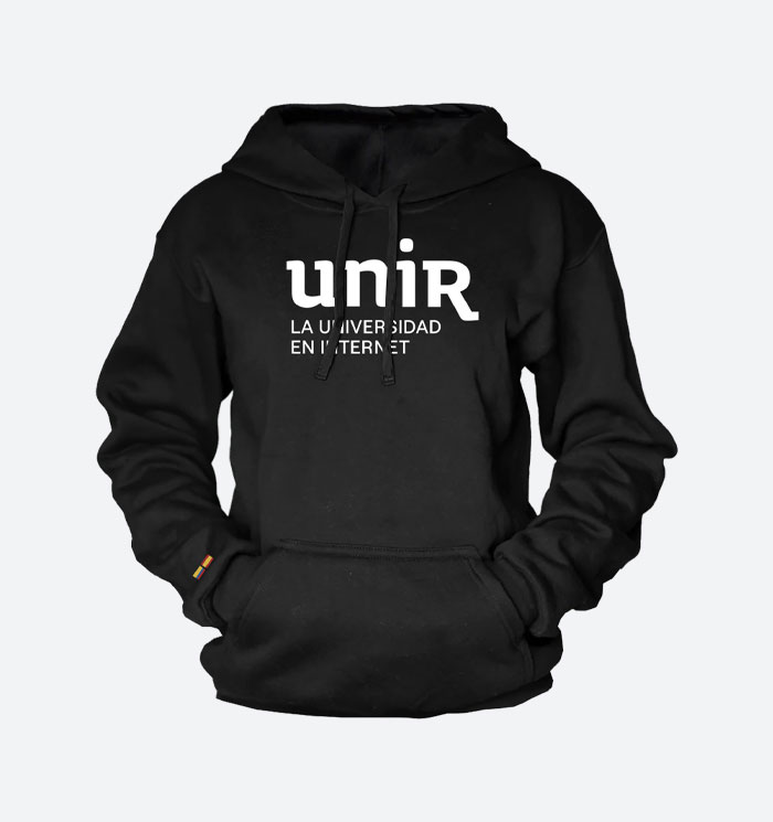 Hoodie Unisex Negro LG